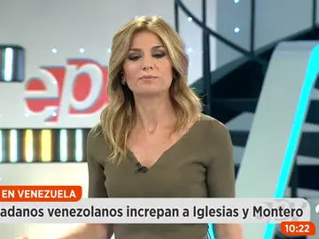 Ciudadanos venezolanos increpan a Pablo Iglesias e Irene Montero Ciudadanos venezolanos increpan a Pablo Iglesias e Irene Montero