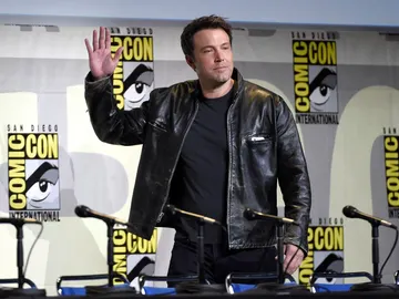 Ben Affleck presentando 'La Liga de la Justicia' en la Comic-Con Ben Affleck presentando 'La Liga de la Justicia' en la Comic-Con