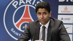 El presidente del PSG, Nasser Al Khelaifi El presidente del PSG, Nasser Al Khelaifi