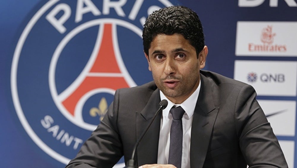 El presidente del PSG, Nasser Al Khelaifi