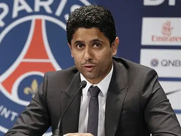 El presidente del PSG, Nasser Al Khelaifi El presidente del PSG, Nasser Al Khelaifi