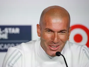 Zidane, en rueda de prensa Zidane, en rueda de prensa