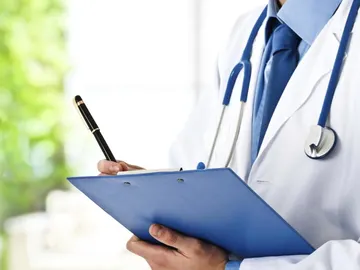 Imagen de archivo de un médico Imagen de archivo de un médico