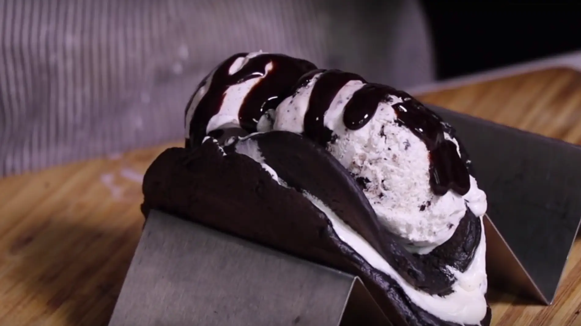 El taco de Oreo, en todo su esplendor