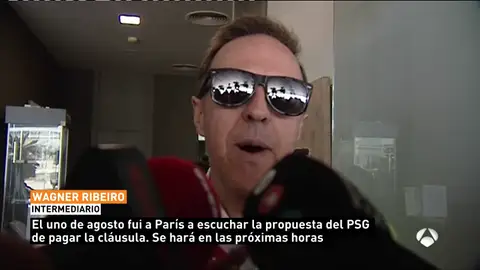 Wagner Ribeiro, agente de Neymar, confirma que el jugador se va al PSG: "Vamos a pagar la cláusula" Wagner Ribeiro, agente de Neymar, confirma que el jugador se va al PSG: "Vamos a pagar la cláusula"