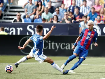 Neymar en Butarque Neymar en Butarque