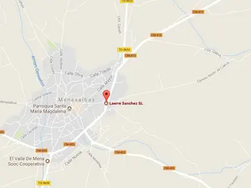 Empresa Laerre Sánchez, situada en el mapa Empresa Laerre Sánchez, situada en el mapa