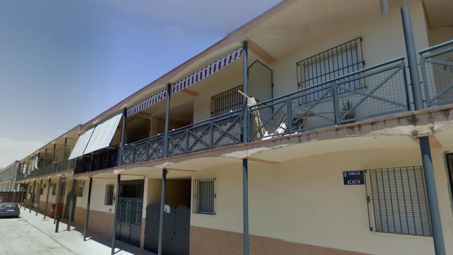 Calle de Guillena donde el menor resultó herido Calle de Guillena donde el menor resultó herido