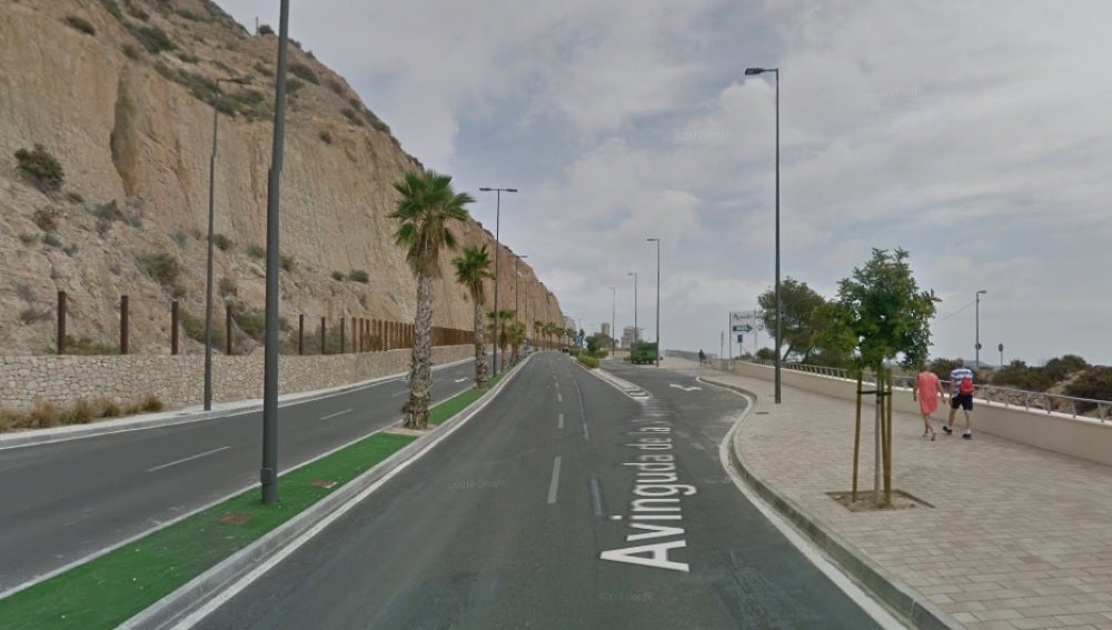 Avenida donde ocurrió el accidente mortal