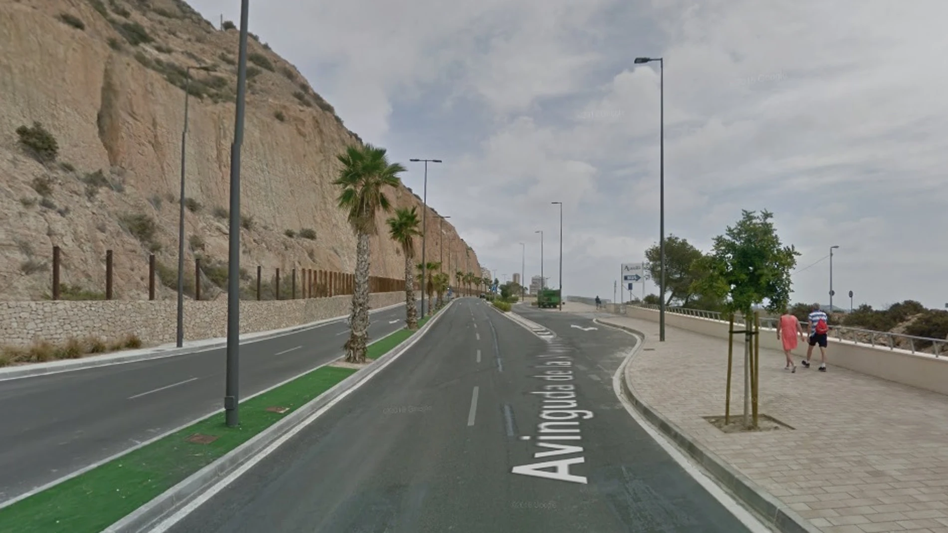 Avenida donde ocurrió el accidente mortal Avenida donde ocurrió el accidente mortal