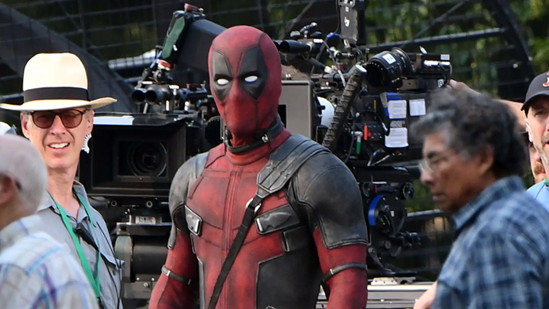 Ryan Reynolds en el rodaje de 'Deadpool 2'