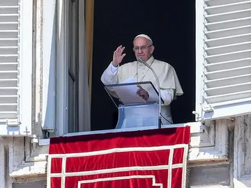 Imagen de archivo del papa Francisco Imagen de archivo del papa Francisco