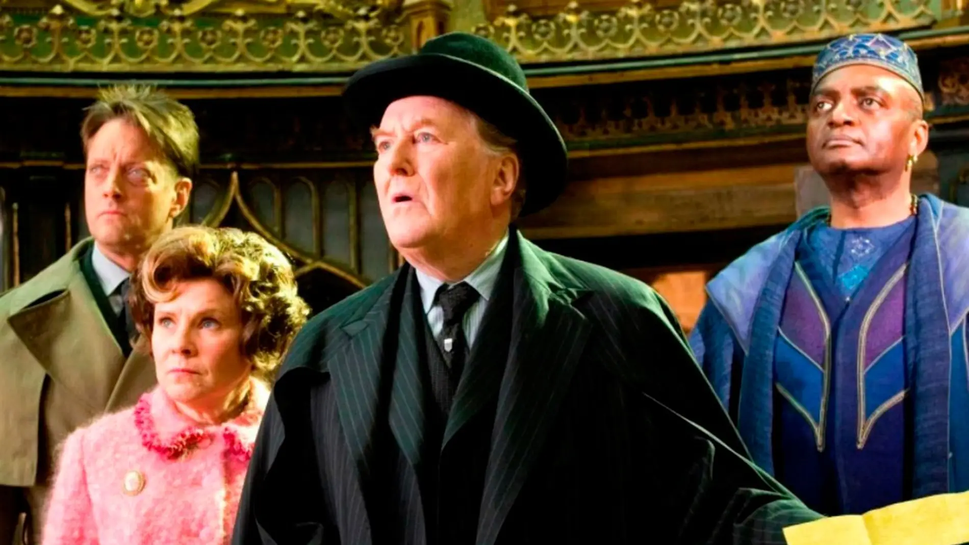 Robert Hardy en la saga 'Harry Potter'