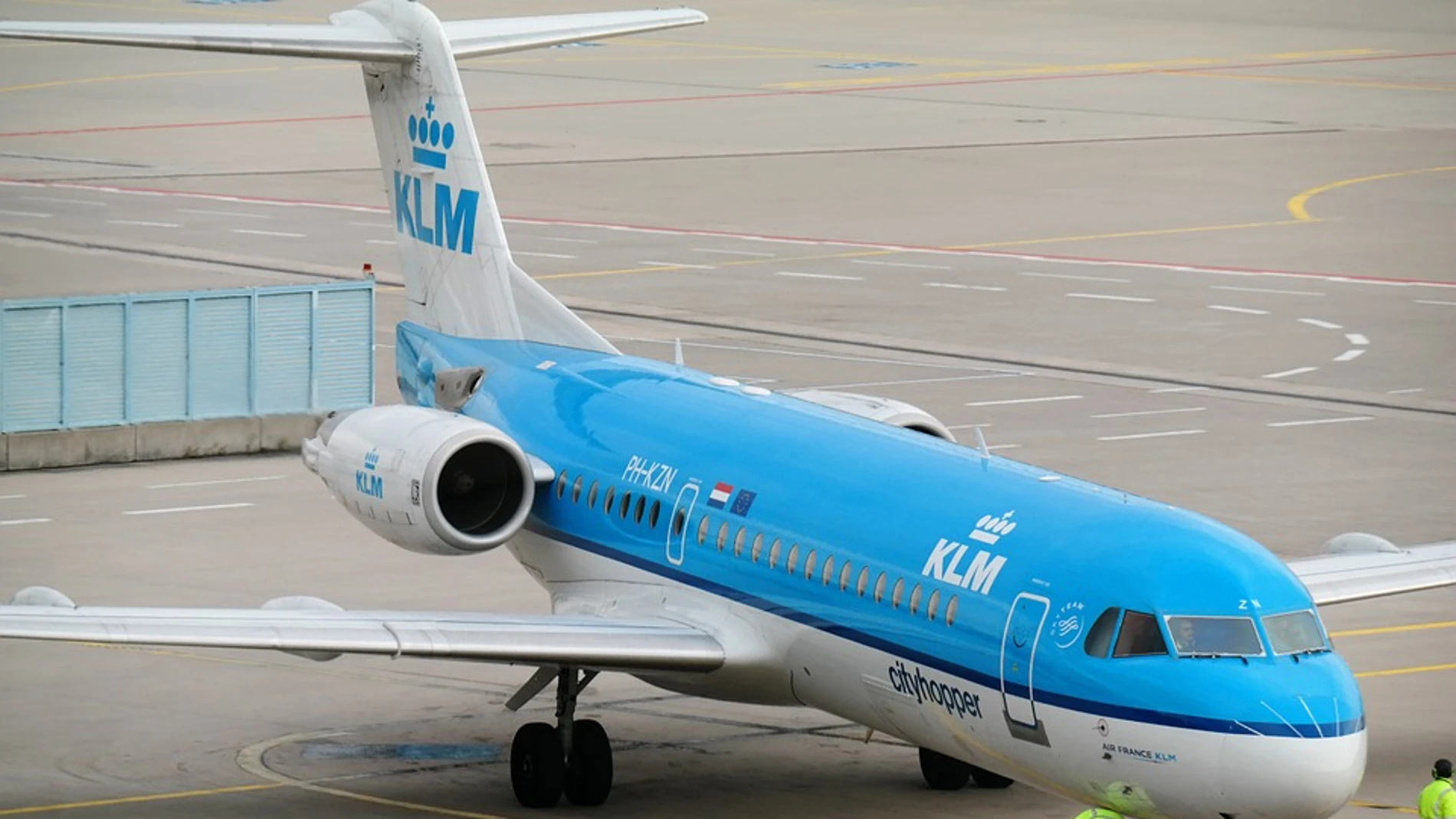 KLM realiza el primer vuelo de Ámsteram a Madrid con combustible sostenible KLM realiza el primer vuelo de Ámsteram a Madrid con combustible sostenible