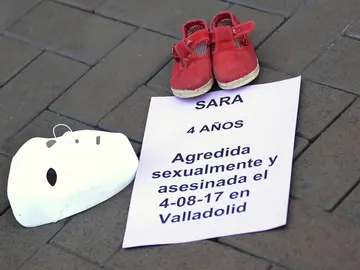 Concentración celebrada en Valladolid por la niña Sara de 4 años Concentración celebrada en Valladolid por la niña Sara de 4 años