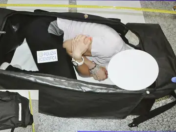 Imagen de la Policía que recrea el rapto de la modelo Imagen de la Policía que recrea el rapto de la modelo