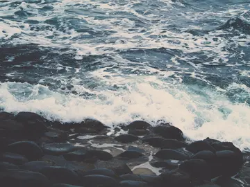 Corriente del mar, imagen de archivo Corriente del mar, imagen de archivo