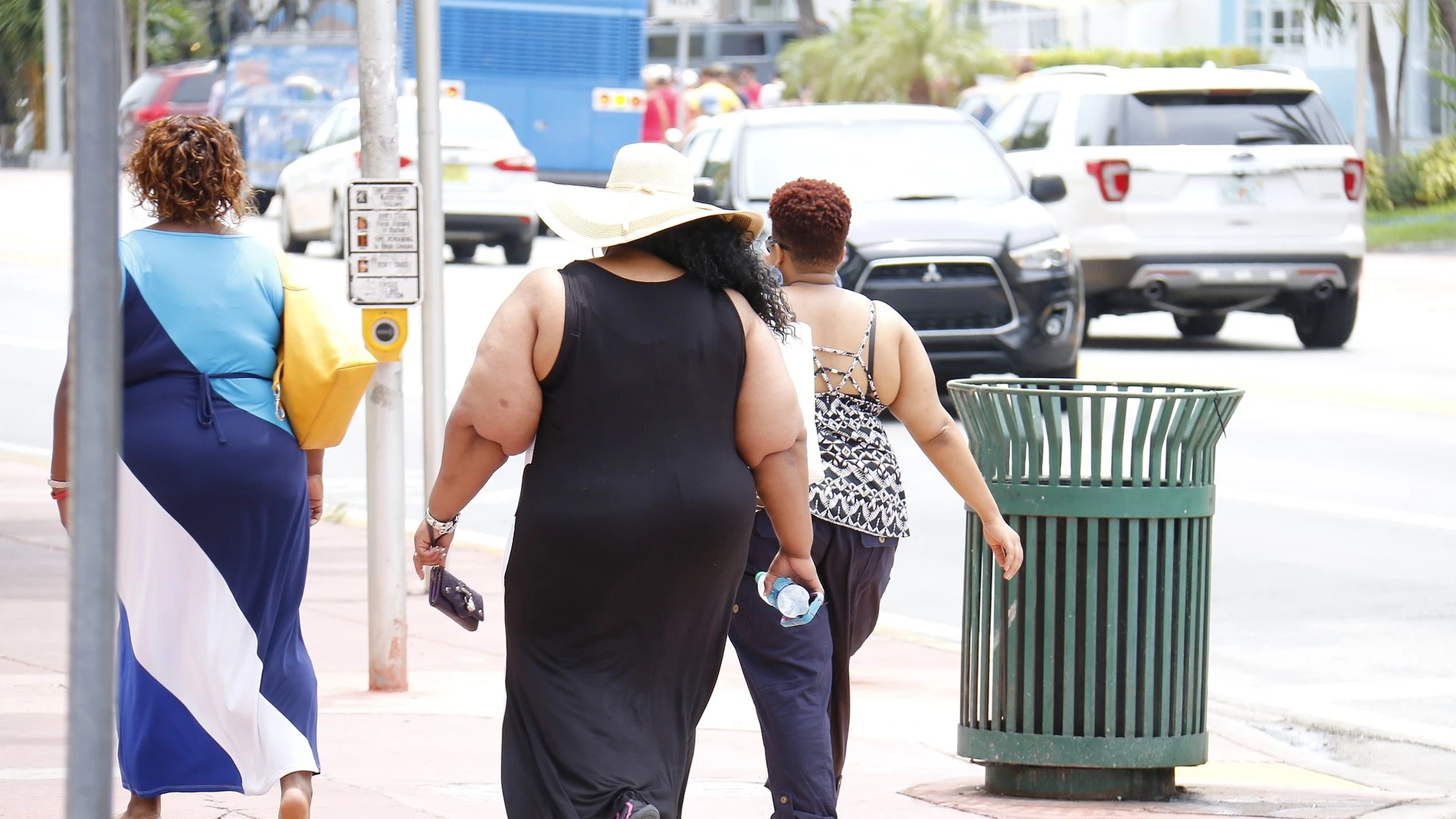 Mujeres con problema de obesidad, imagen de archivo Mujeres con problema de obesidad, imagen de archivo