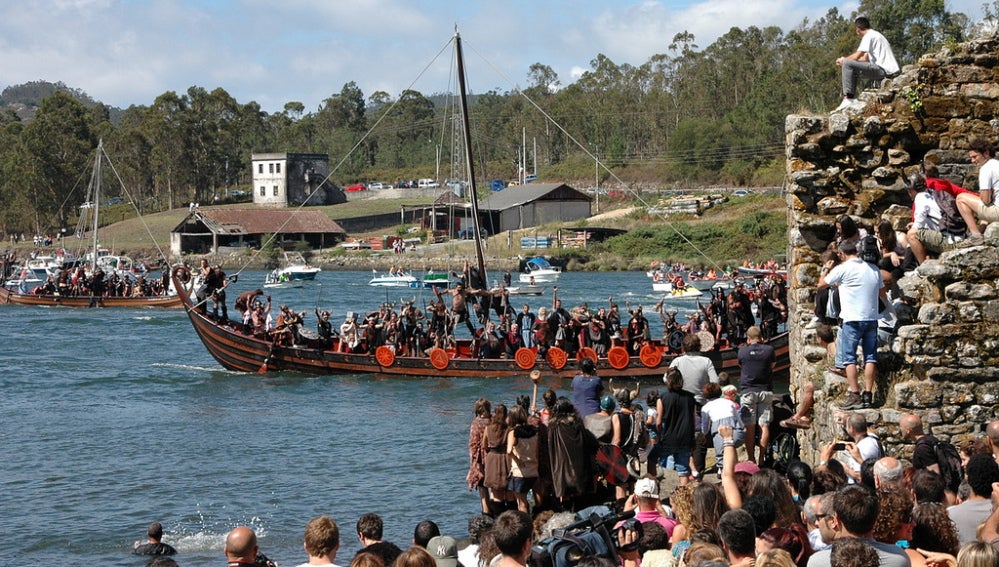 Vikingos Catoira, imagen de archivo