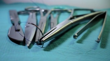 Herramientas quirúrgicas, imagen de archivo