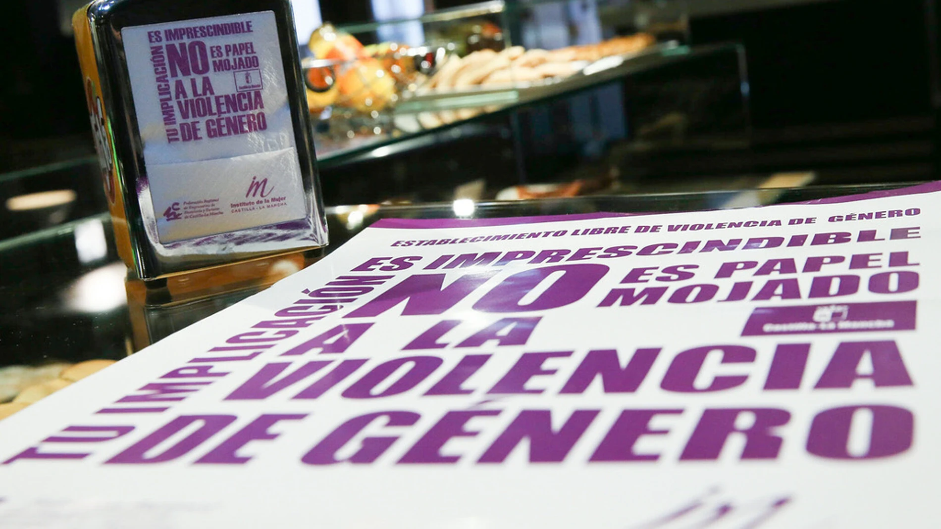 No a la violencia de género, imagen de archivo No a la violencia de género, imagen de archivo