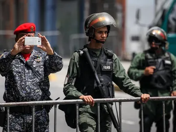 Militares venezolanos, imagen de archivo Militares venezolanos, imagen de archivo