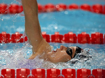 Mireia Belmonte durante la clasificación