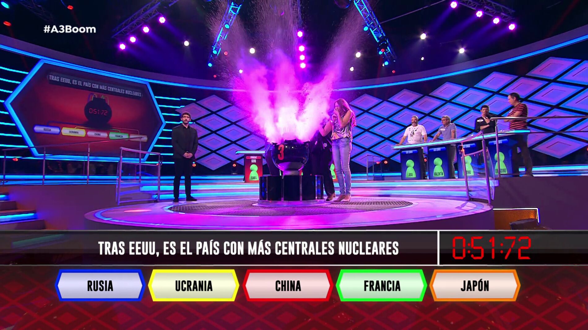 &iexcl;Boom! con la primera respuesta