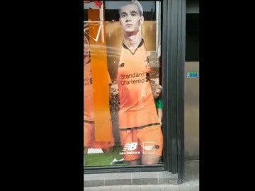 La figura de Coutinho en la tienda oficial