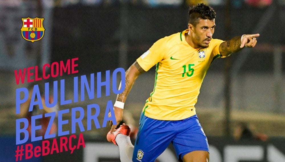Paulinho, nuevo jugador del Barcelona