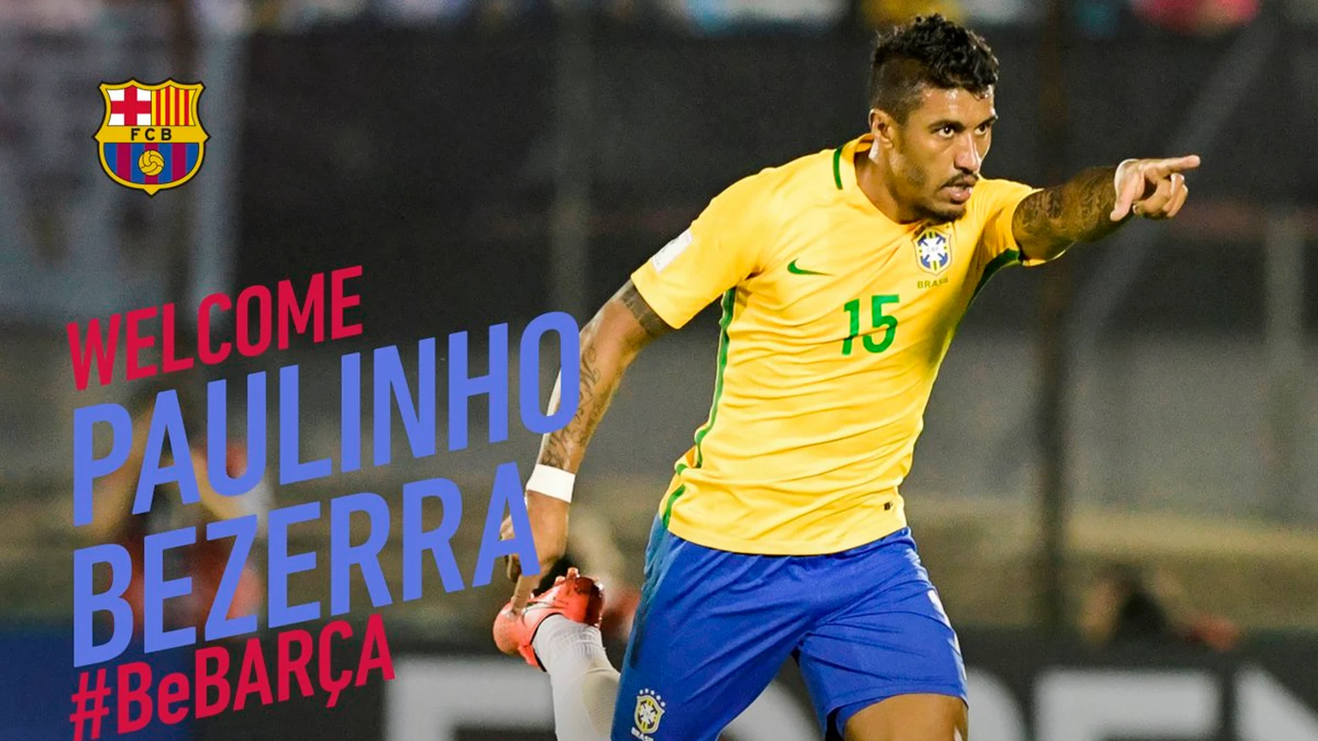 Paulinho, nuevo jugador del Barcelona Paulinho, nuevo jugador del Barcelona