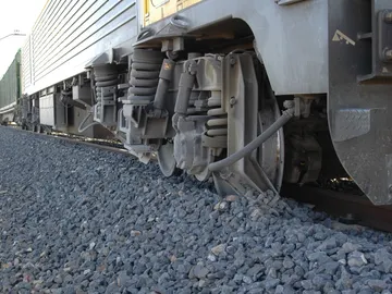 Descarrilamiento de un tren de mercancías (Archivo) Descarrilamiento de un tren de mercancías (Archivo)