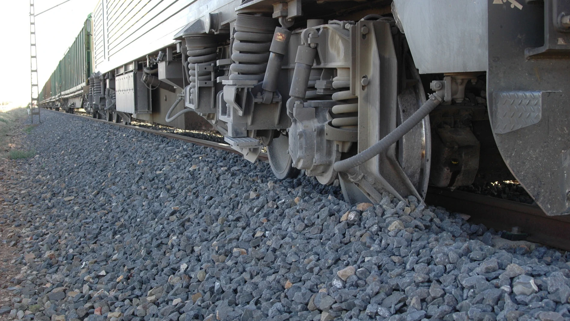 Descarrilamiento de un tren de mercancías (Archivo) Descarrilamiento de un tren de mercancías (Archivo)