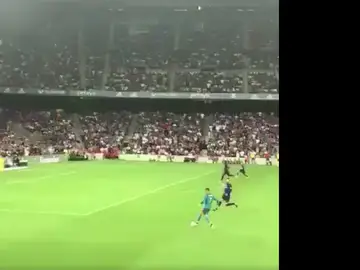 Ronaldo a punto de tirar Ronaldo a punto de tirar