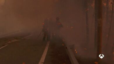 Un total de 116 militares y 26 vehículos de la UME trabajan contra los incendios que asolan Portugal 
