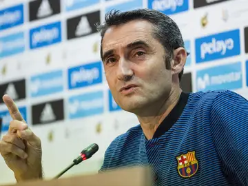 Ernesto Valverde, en rueda de prensa Ernesto Valverde, en rueda de prensa