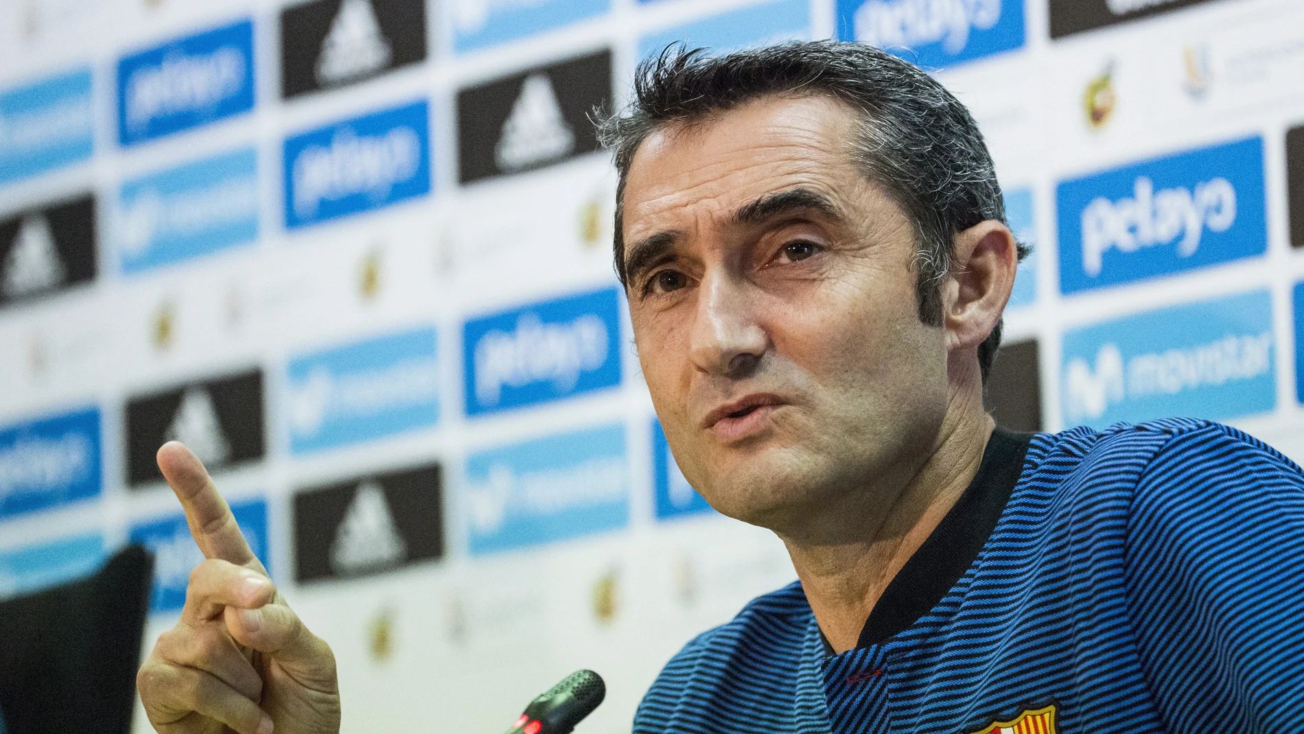Ernesto Valverde, en rueda de prensa Ernesto Valverde, en rueda de prensa