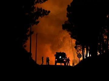 Incendio forestal en Vila de Rei, Portugal Incendio forestal en Vila de Rei, Portugal