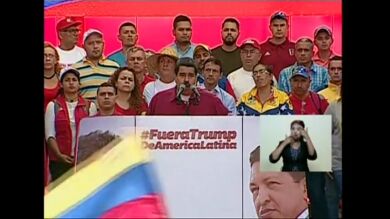 Maduro anuncia maniobras militares y avisa de que no se dejará 