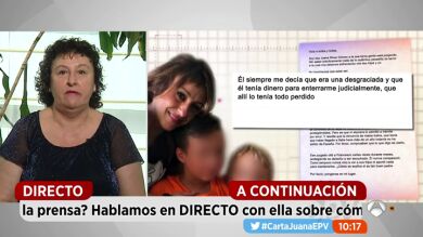 Maria Salmerón ha leído la carta de Juana Rivas