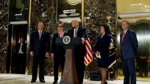 Rueda de prensa de Donald Trump Rueda de prensa de Donald Trump