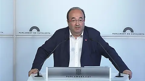 Miquel Iceta se pronuncia sobre la Ley del Referéndum Miquel Iceta se pronuncia sobre la Ley del Referéndum