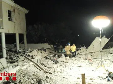Así ha quedado la vivienda tras la explosión Así ha quedado la vivienda tras la explosión