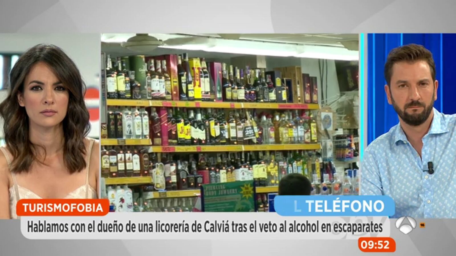 Prohibido mostrar bebidas alcohólicas en los escaparates de Calviá