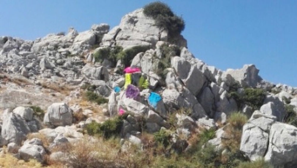 El Torcal de Antequera, profanado