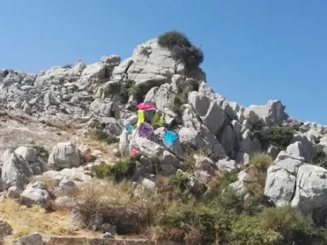 El Torcal de Antequera, profanado El Torcal de Antequera, profanado