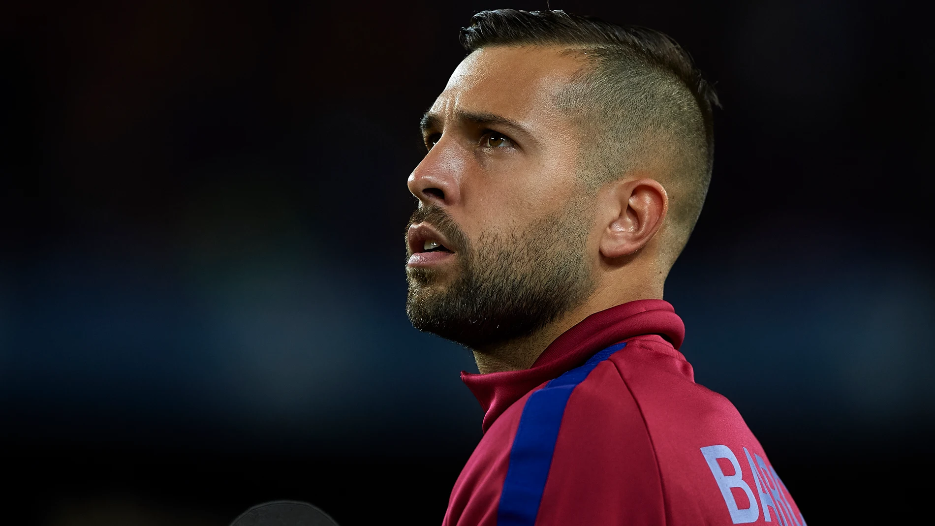 Jordi Alba, durante un partido con el Barça Jordi Alba, durante un partido con el Barça