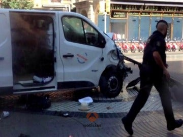 Imágenes del terror perpetrado en Barcelona