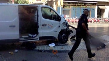 Imágenes del terror perpetrado en Barcelona