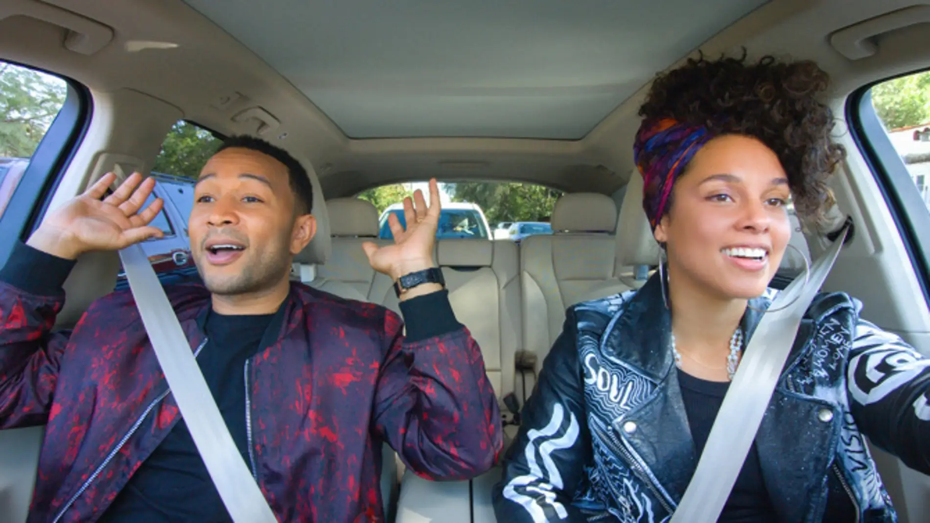 Alicia Keys y John Legend en el 'Carpool Karaoke'